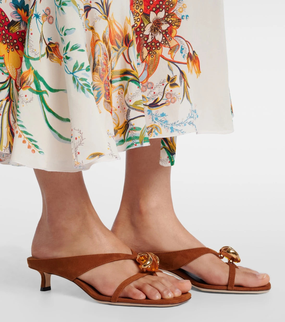 Jimmy Choo - Emeri embellished suede sandals