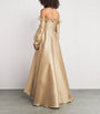 Alexis Mabille Gold Lace-Trim Kurkova Gown