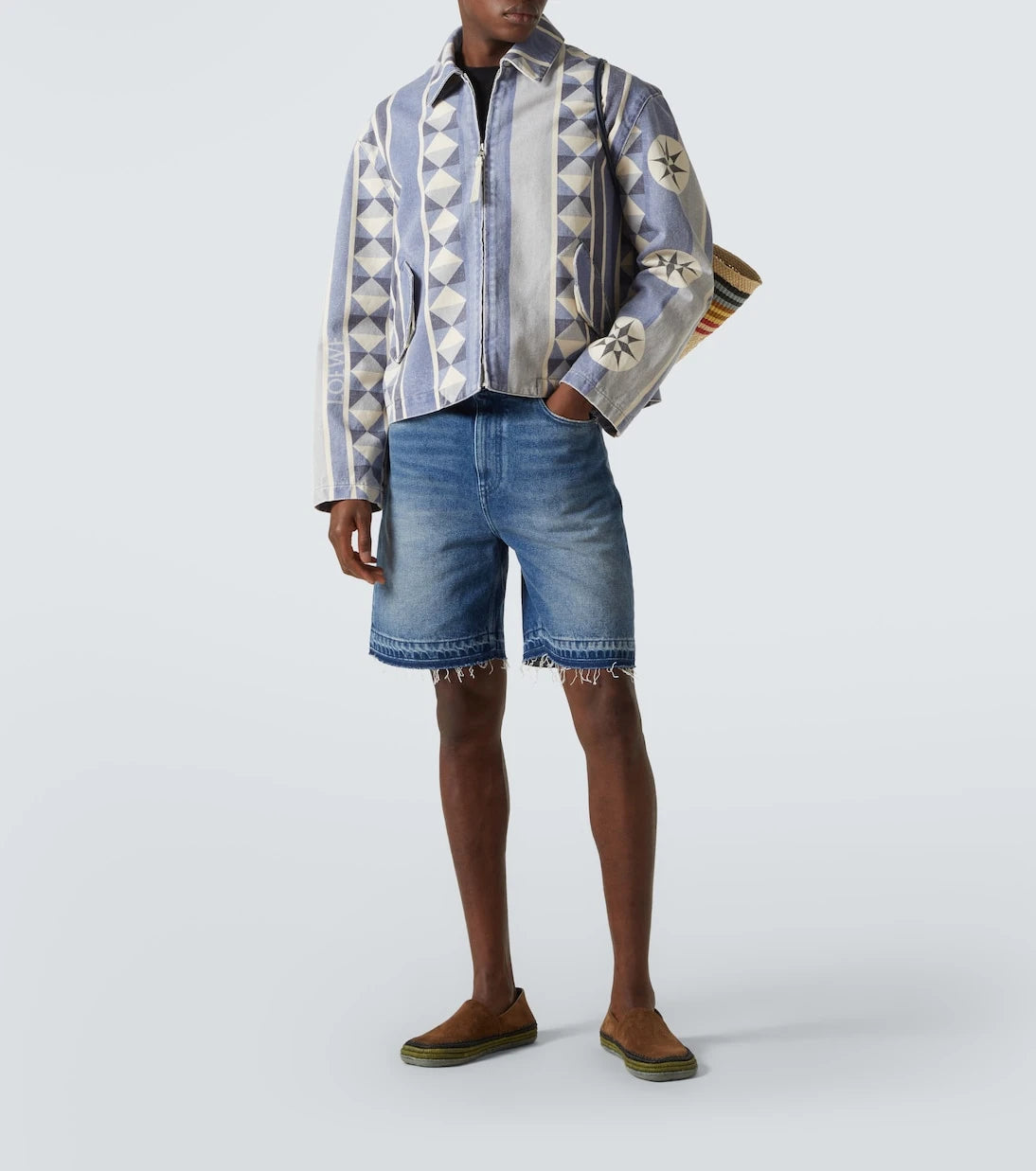 Loewe - Paula's Ibiza printed denim blouson