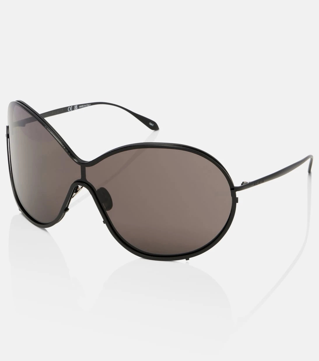 Alaïa - Lettering Logo oversized sunglasses