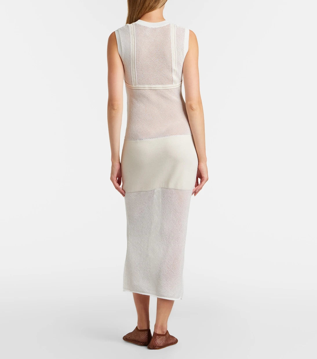 Stella McCartney - Crochet cotton midi dress