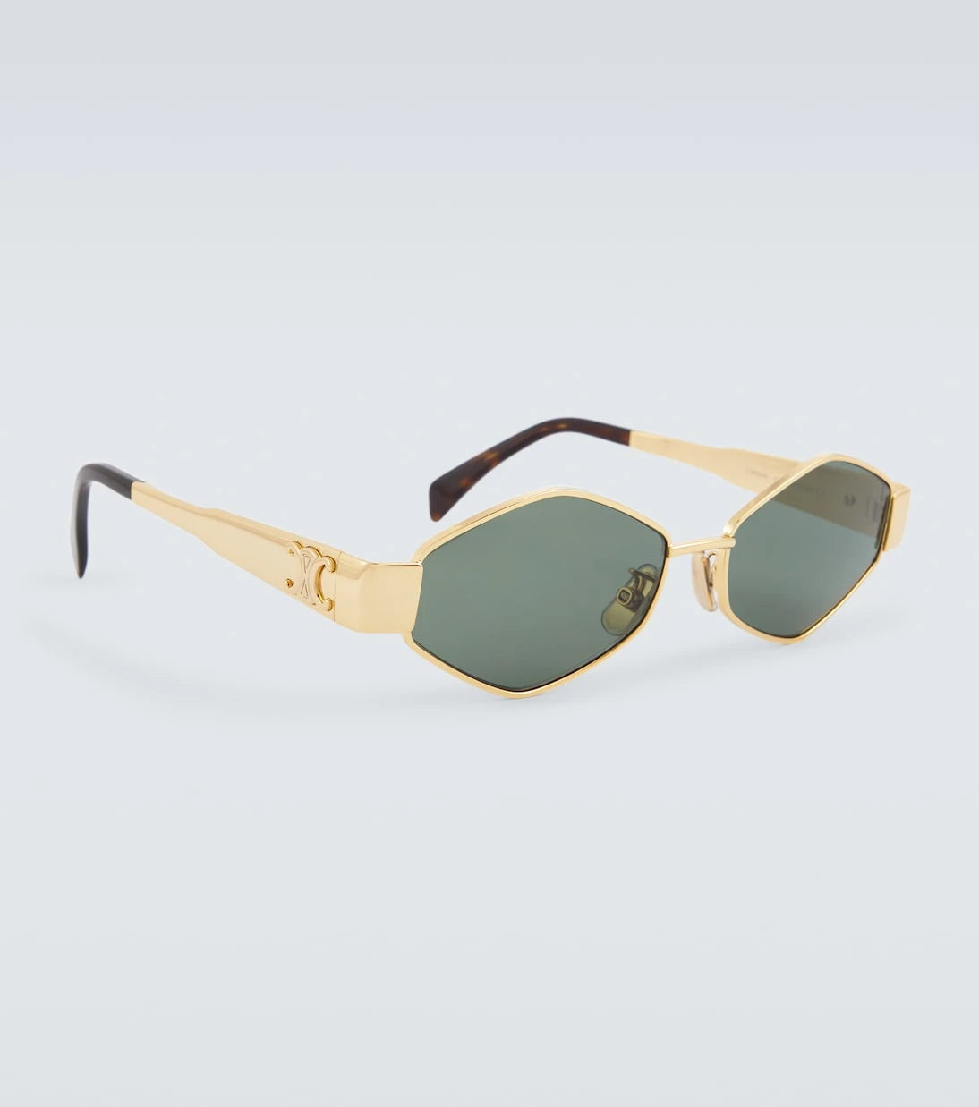 Celine Eyewear - Triomphe oval sunglasses