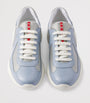 Prada Leather-Blend America's Cup Sneakers