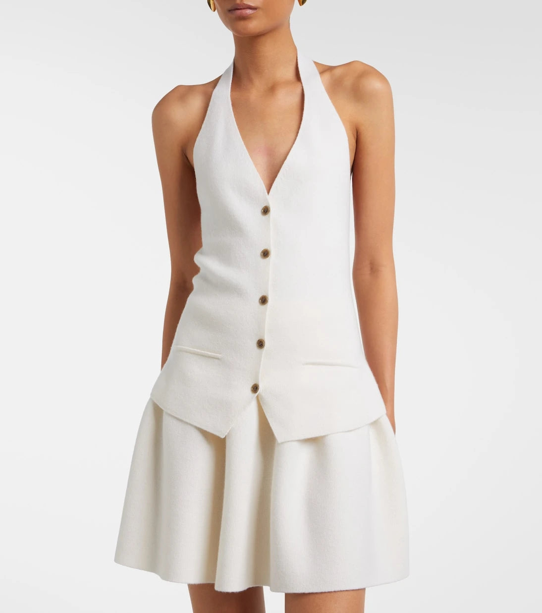 Lisa Yang - Immy halterneck cashmere sweater vest