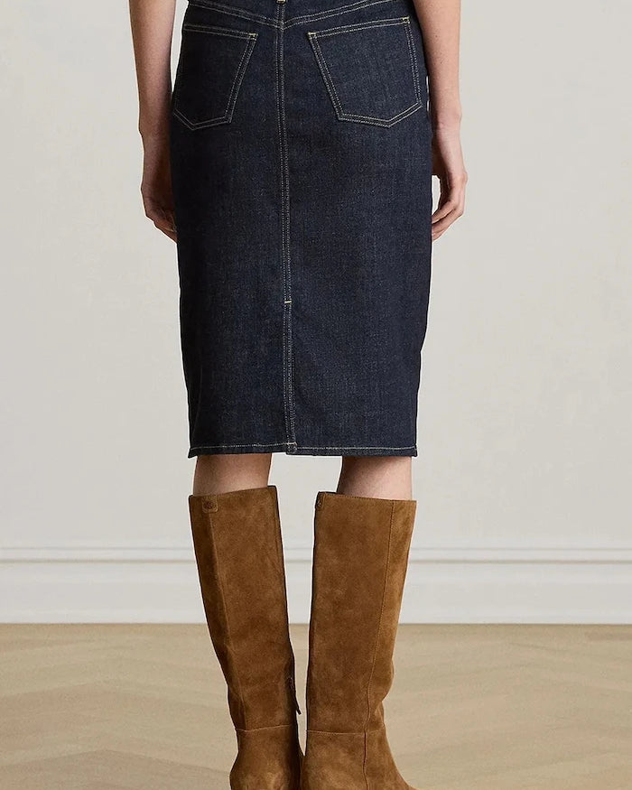 Lauren Ralph Lauren denim kalem etek