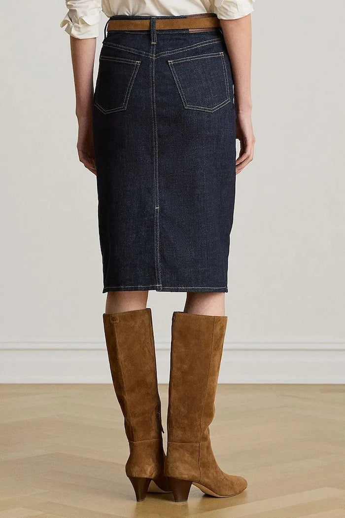 Lauren Ralph Lauren denim kalem etek