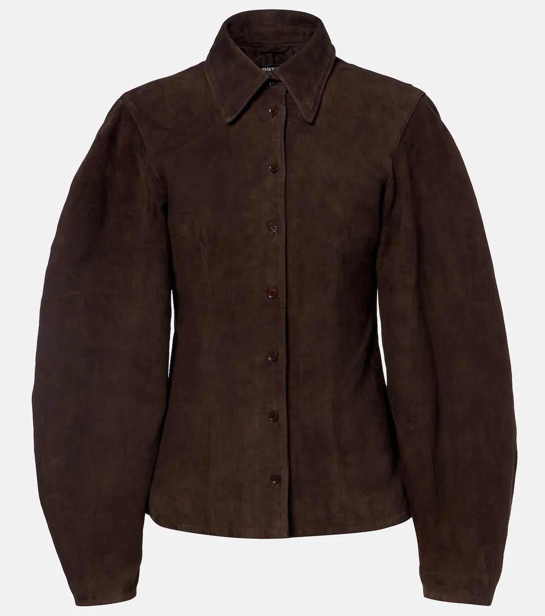 Rotate - Suede shirt