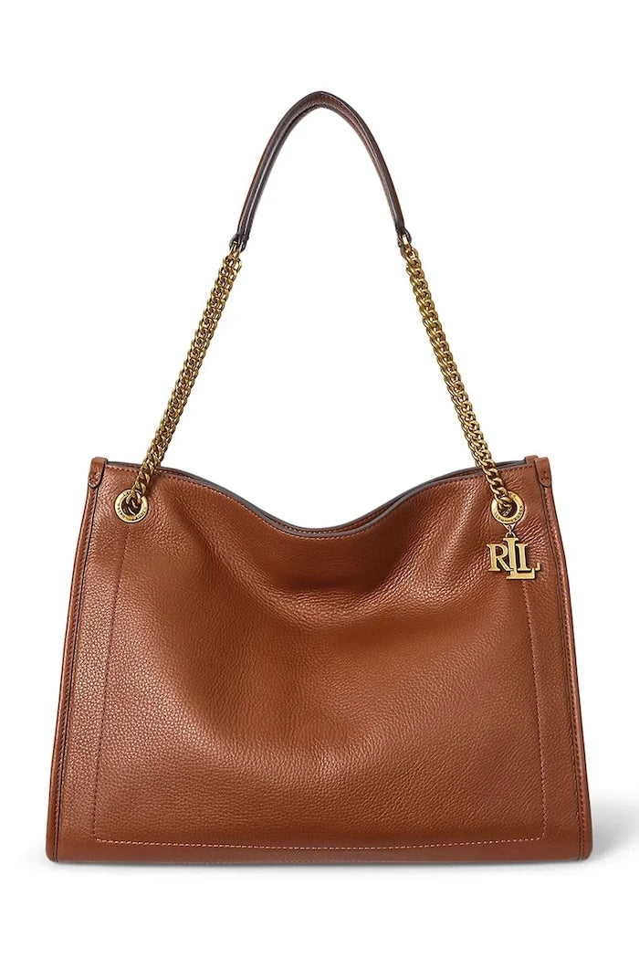 Кожена чанта Lauren Ralph Lauren