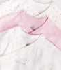 Petit Bateau Set of 3 Organic Cotton Bodysuits (1-12 Months)