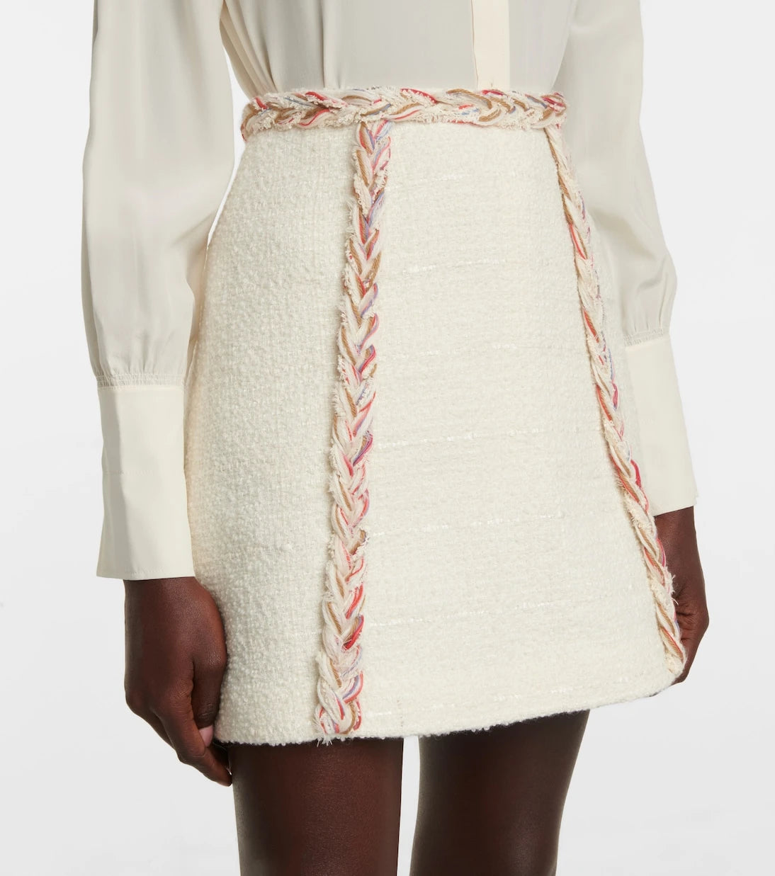 Giambattista Valli - Tweed wool-blend miniskirt