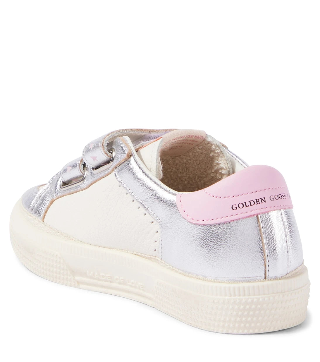 Golden Goose Kids - May School leather sneakers