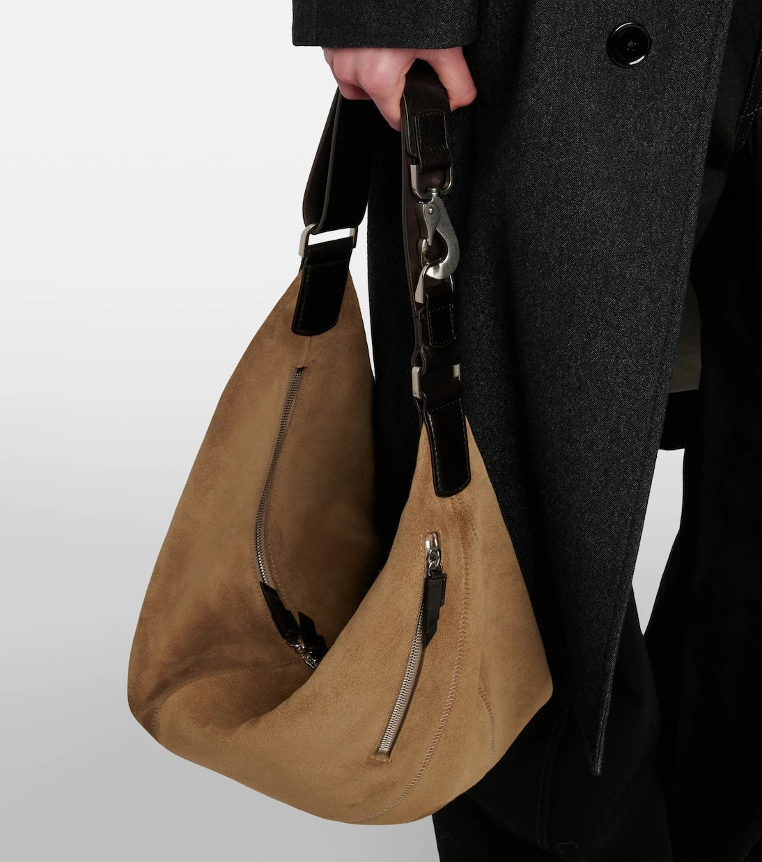 Lemaire - Quiver Small suede shoulder bag