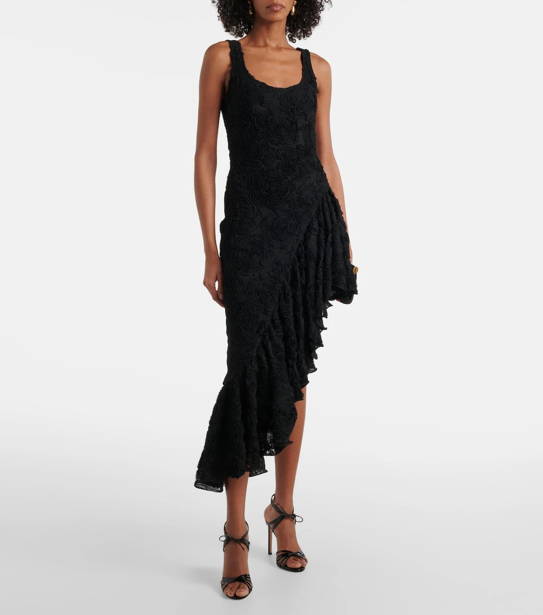 Rotate - Floral ruffled midi dress