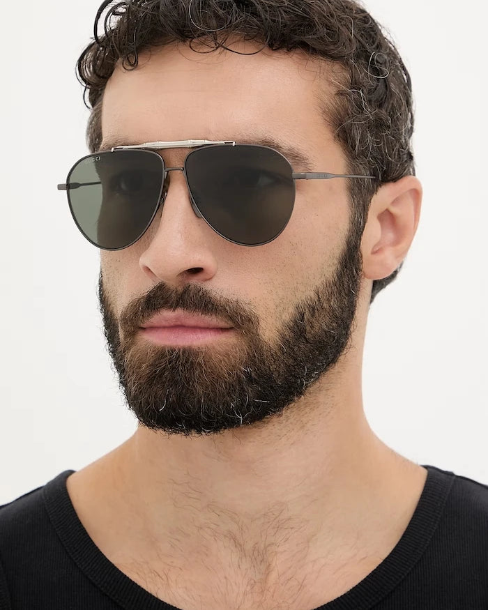 Gucci Erkek Aviatör Güneş Gözlüğü