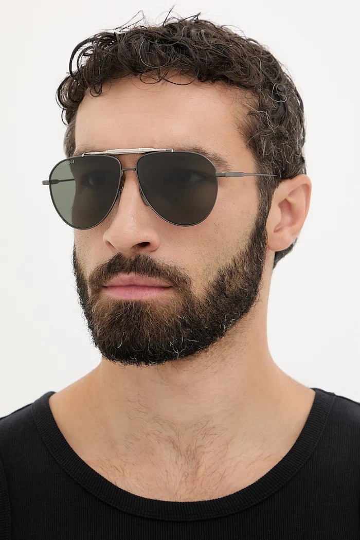 Gucci Erkek Aviatör Güneş Gözlüğü