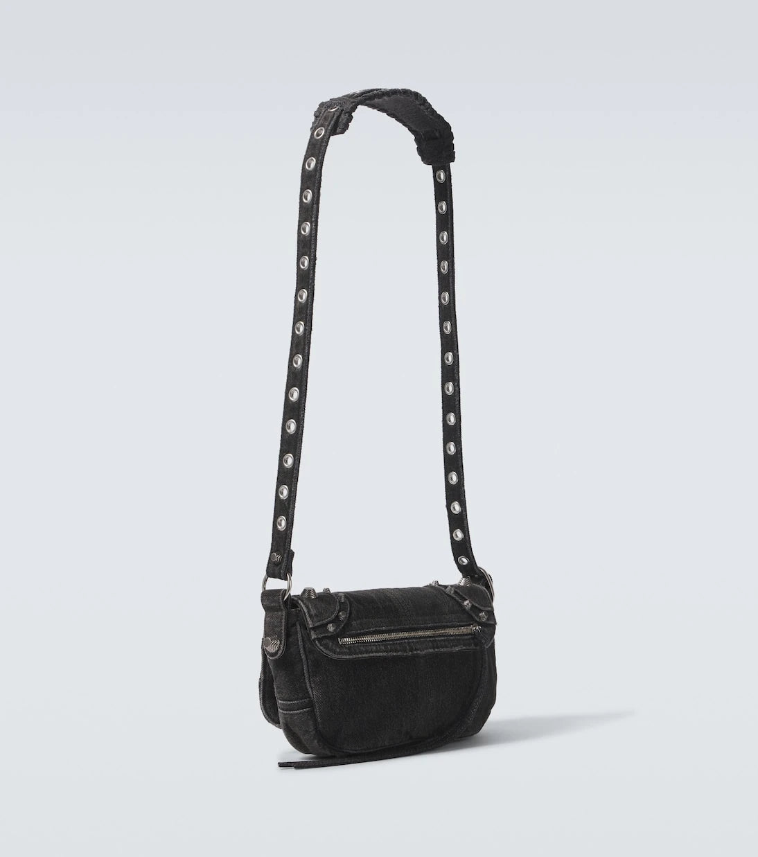 Balenciaga - Le Cagole XS denim shoulder bag