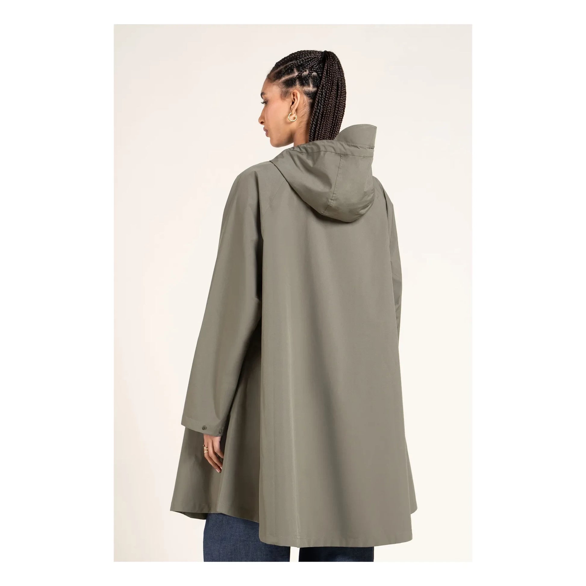 Flotte - Gabriel waterproof cape | Khaki