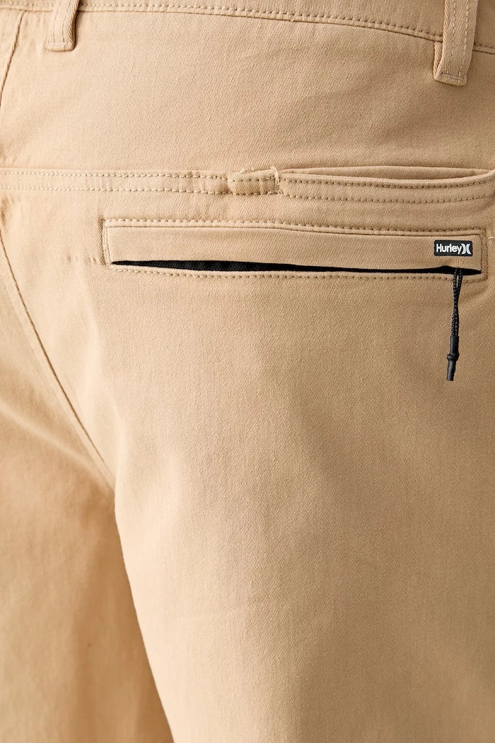 Hurley erkek pamuklu elastan chino kısa şort