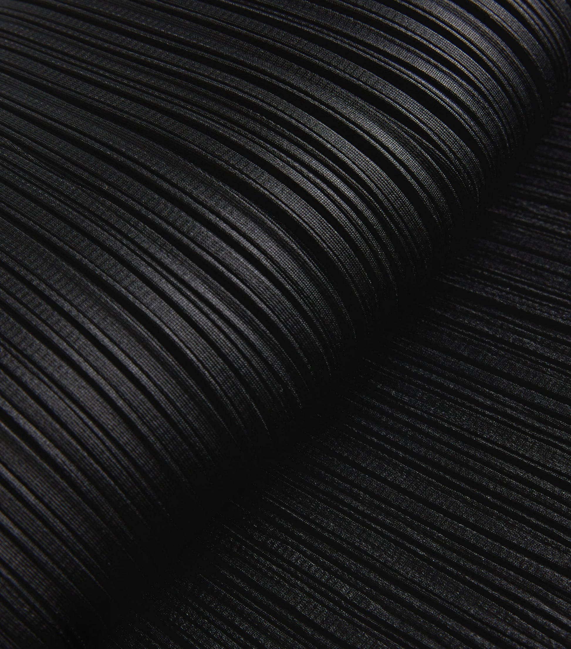 Pleats Please Issey Miyake Black Sleeveless Basics Top