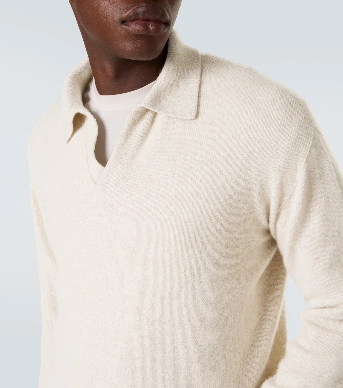 The Row - Leach cashmere polo sweater