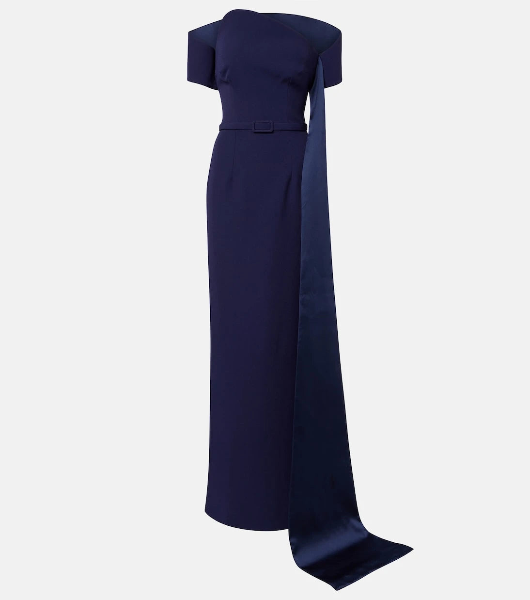 Safiyaa - Giorgia off-shoulder crêpe gown
