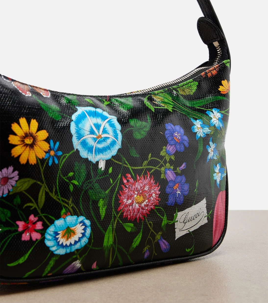 Gucci - Lady Lunetta Small canvas shoulder bag