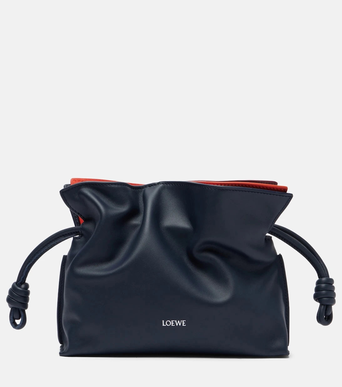 Loewe - Layered Flamenco Mini leather clutch