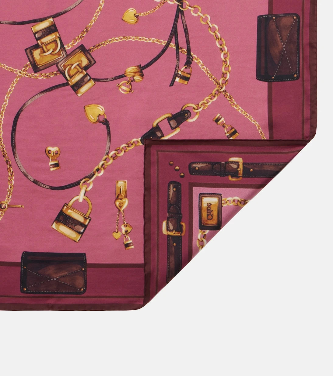 Chloé - Paddington silk scarf