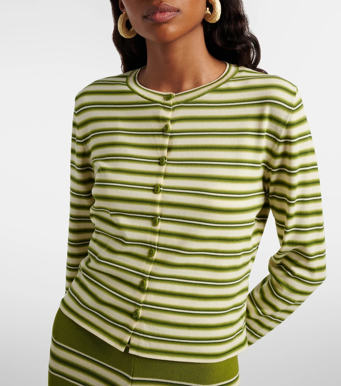 Faithfull - Cinta striped cotton-blend cardigan
