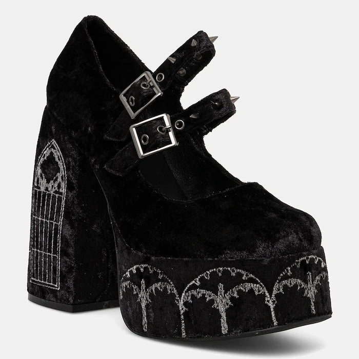 Обувки с дебел ток Koi Footwear DPK-33