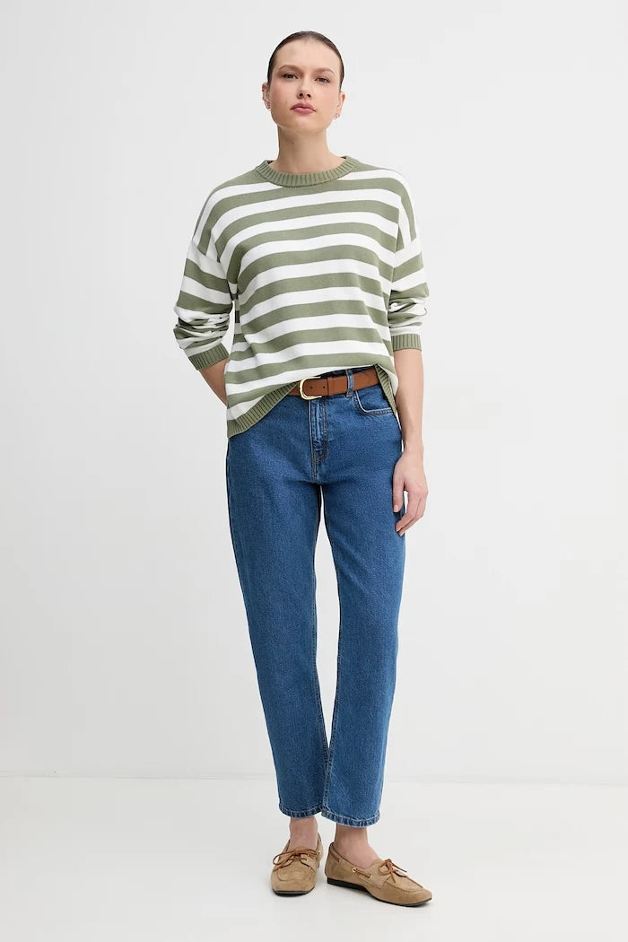 United Colors of Benetton kadın mom fit kot pantolon