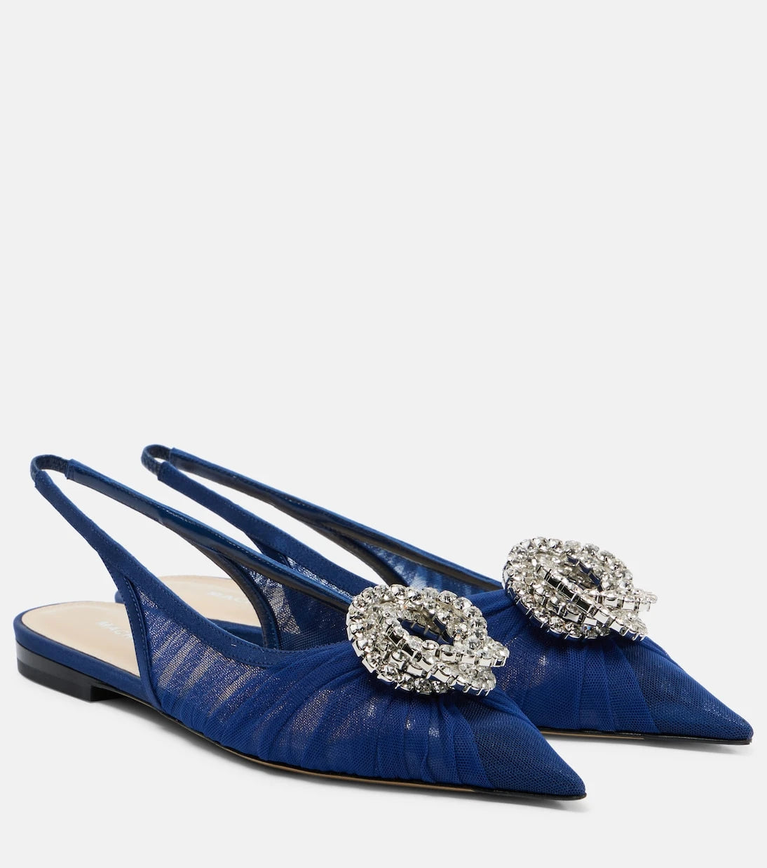 Mach & Mach - Galaxy embellished slingback flats
