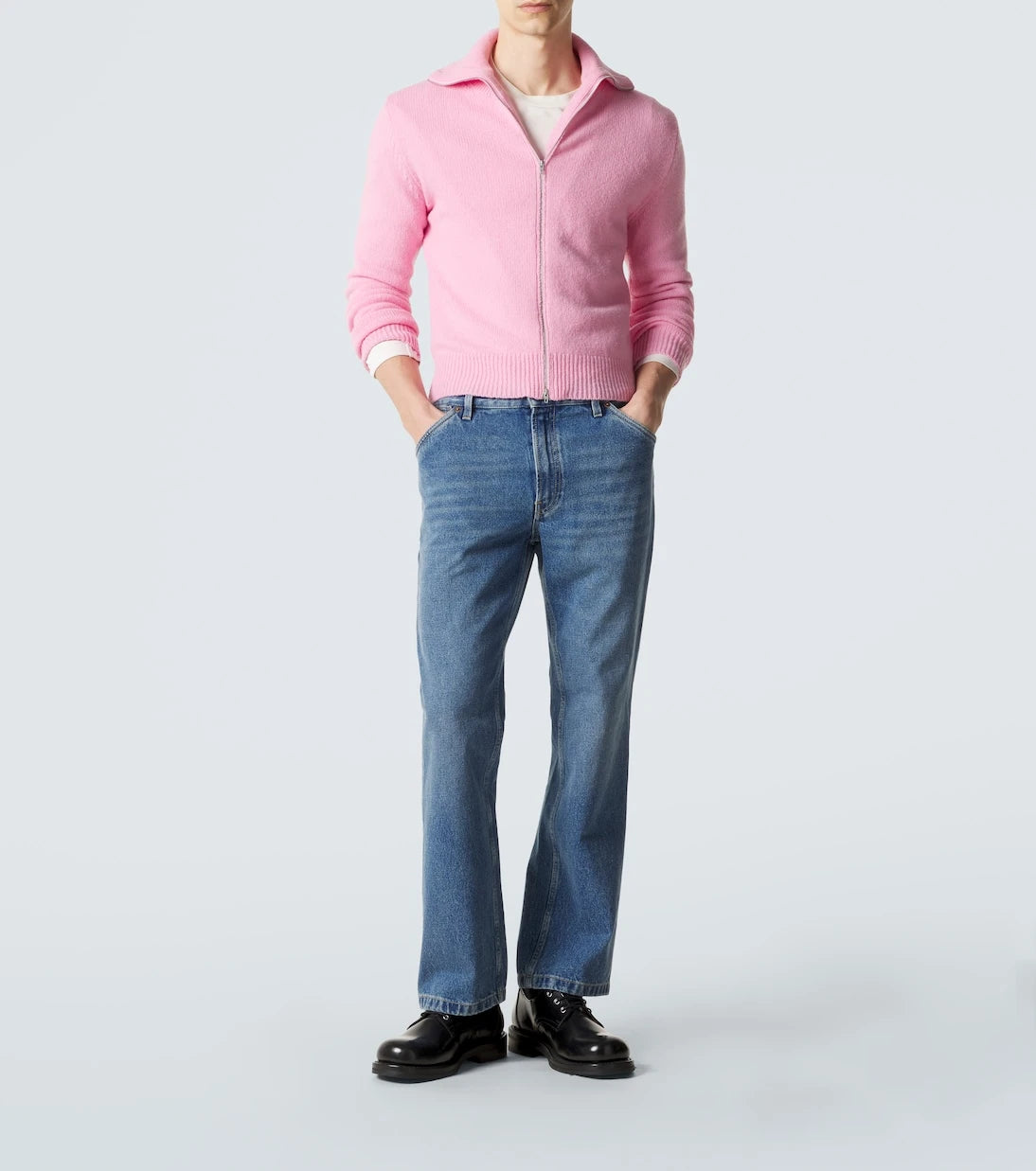 Jil Sander - Wool-blend zip-up sweater