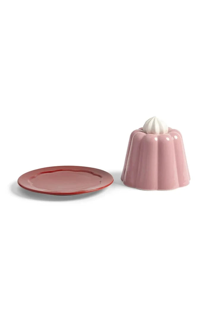 Чиния с капак &k amsterdam Cloche pudding 14 x 17 cm
