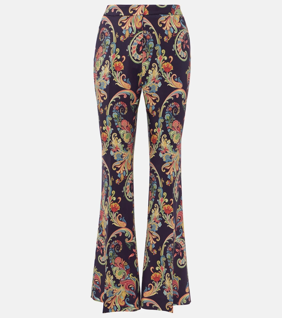 Etro - Paisley high-rise flared pants