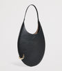 Leather Pierced Shoulder Bag