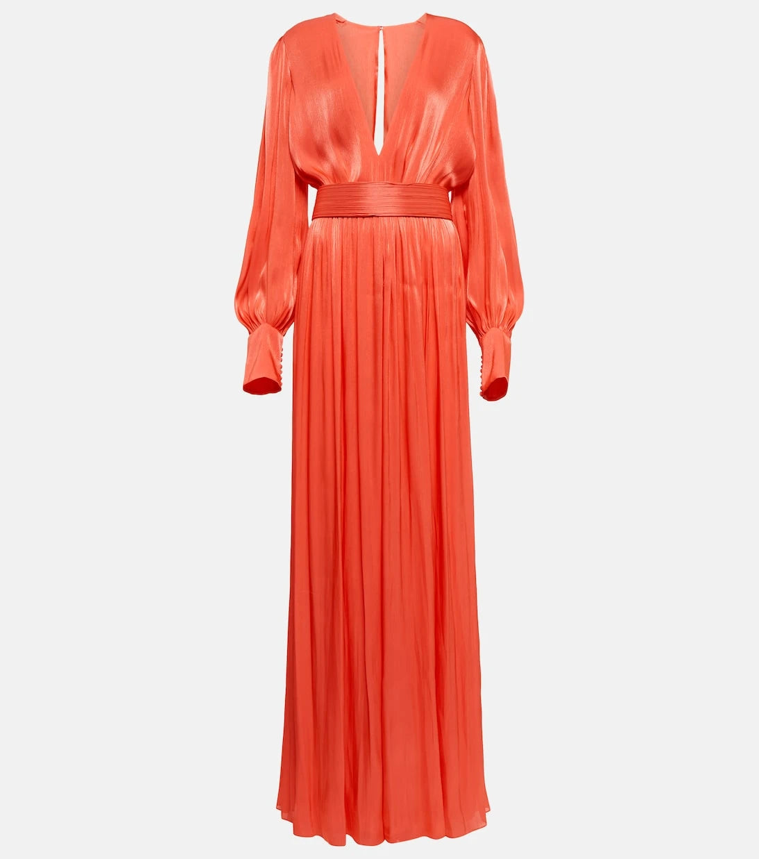 Costarellos - Racine Lurex®  georgette jumpsuit