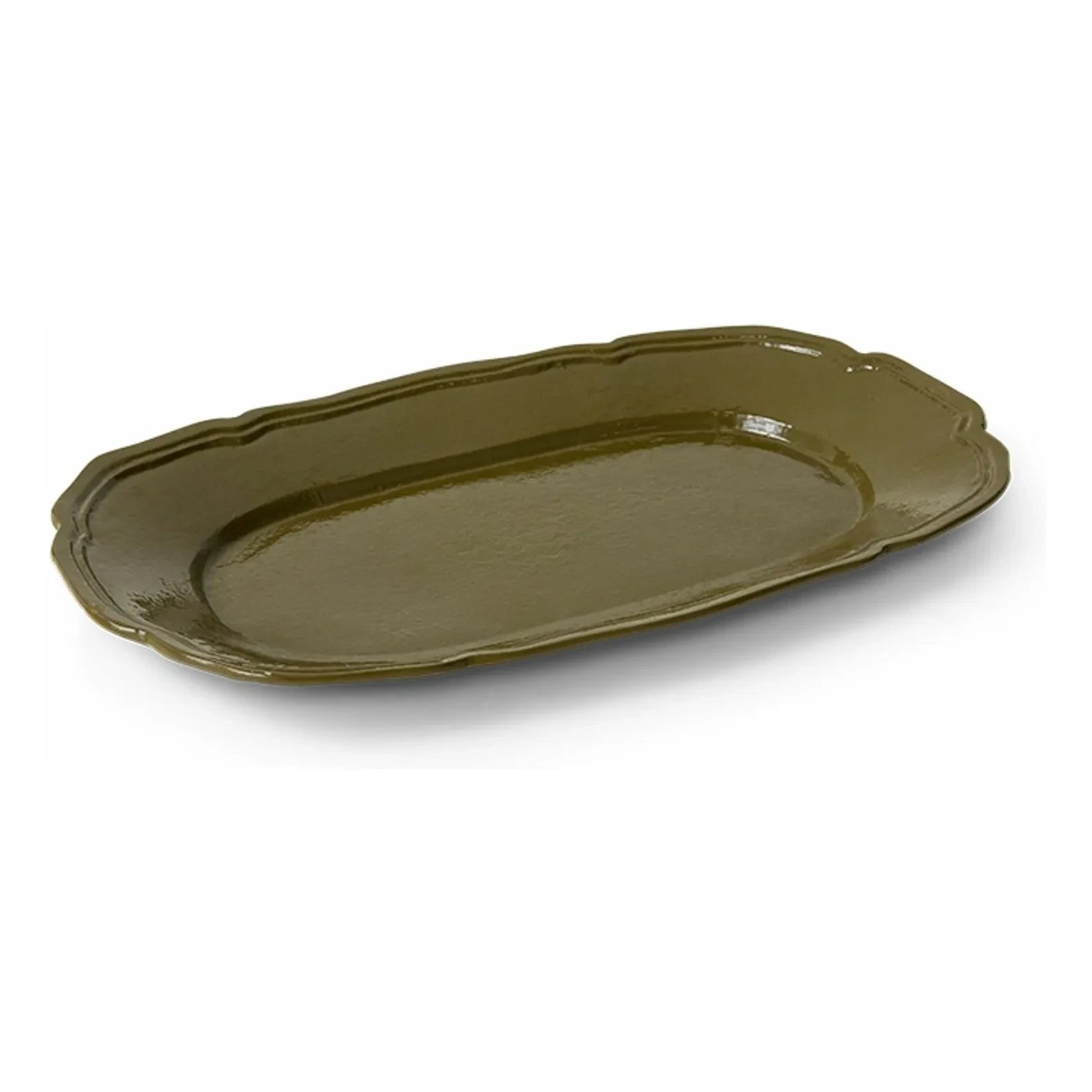 HKliving - New Classics metal dish | Olive