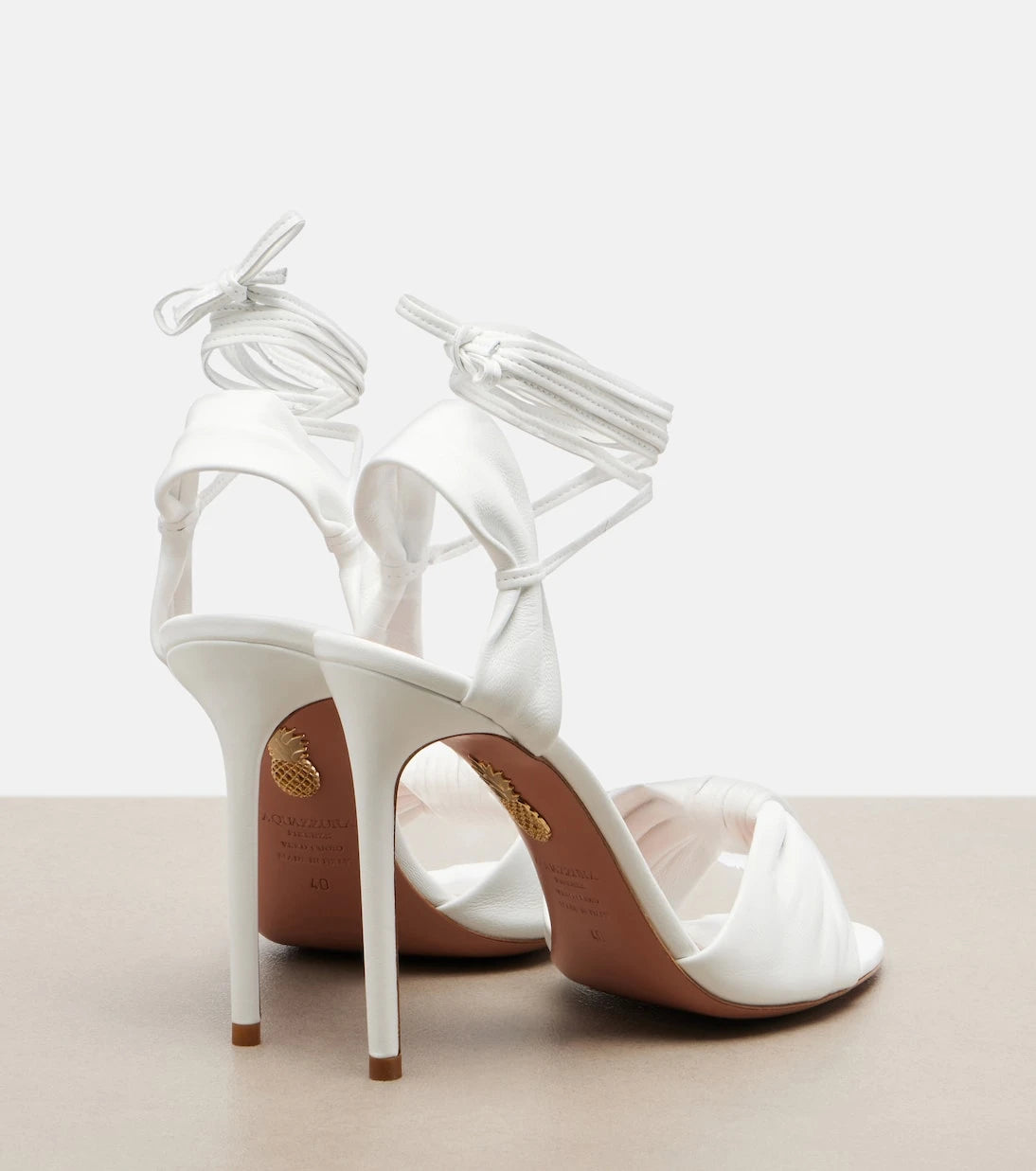 Aquazzura - Carina leather sandals