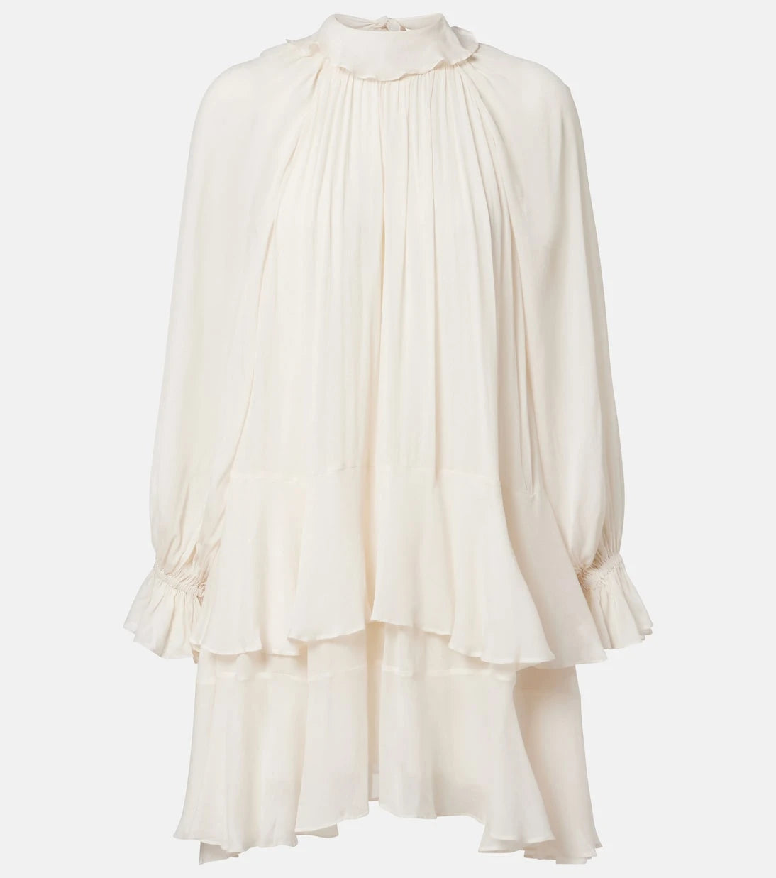 Poupette St Barth - Dina ruffled chiffon minidress