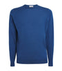 Blue Merino Wool Sweater