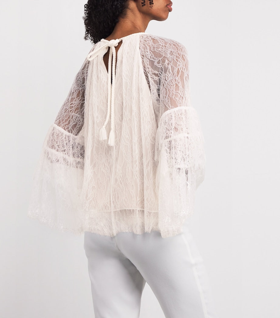 Alice+Olivia Lace Delia Top