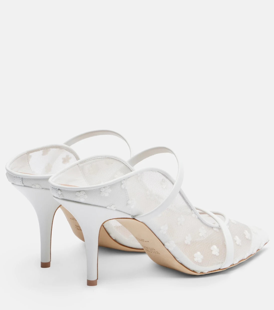 Malone Souliers - Maureen 70 leather and mesh mules