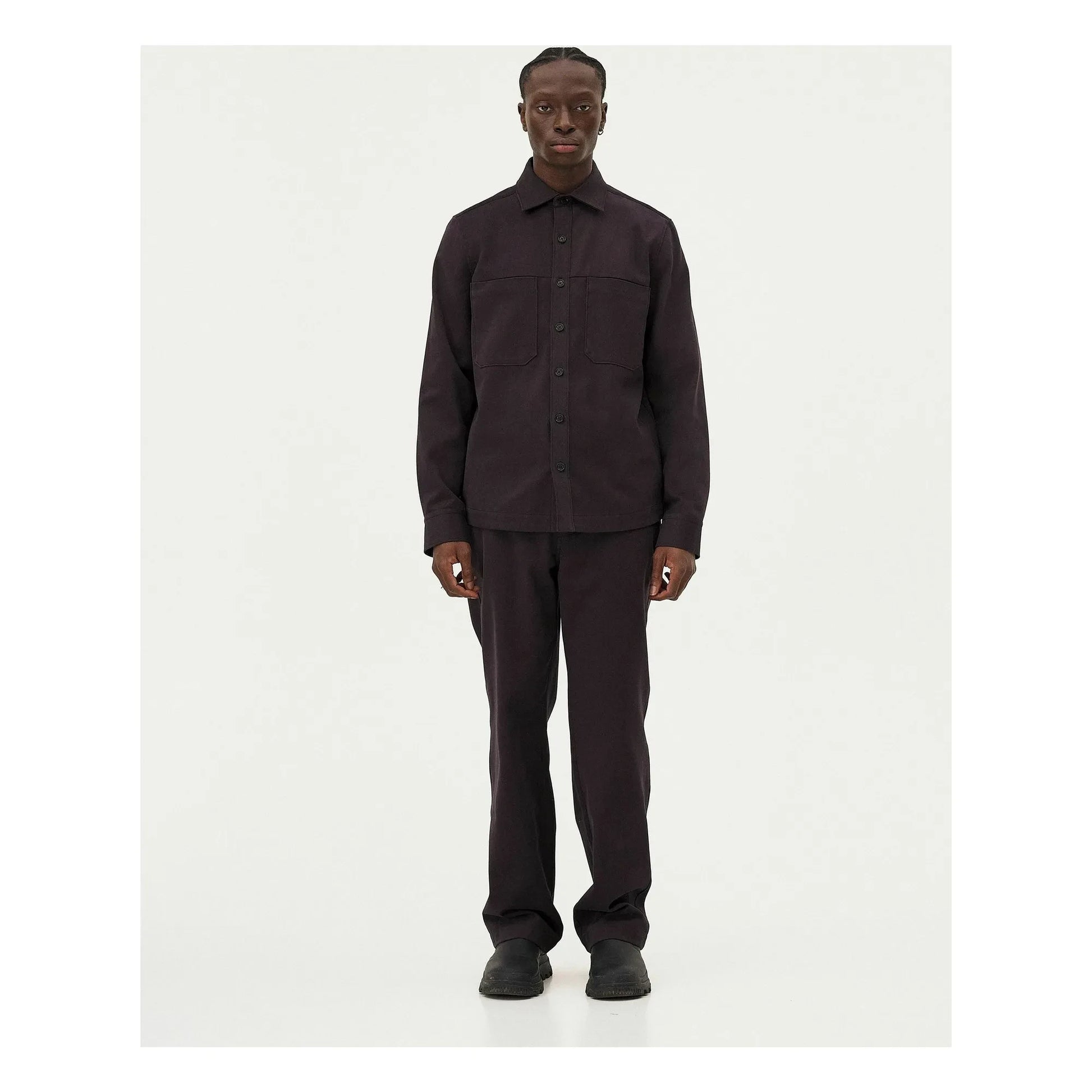 Noyoco - Ottawa Organic Cotton Overshirt | Dark grey