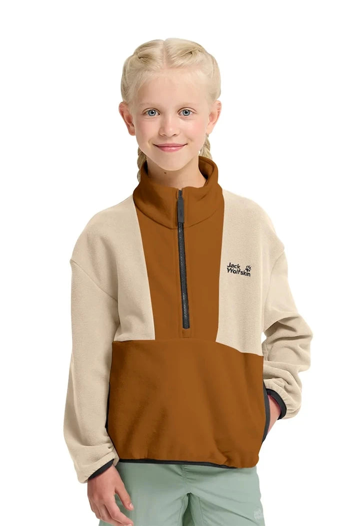 Jack Wolfskin çocuk polar üst COLORBLOCK TAUNUS HZ K