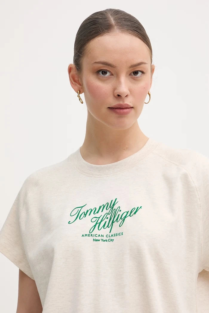 Tommy Hilfiger тениска дамска от памук