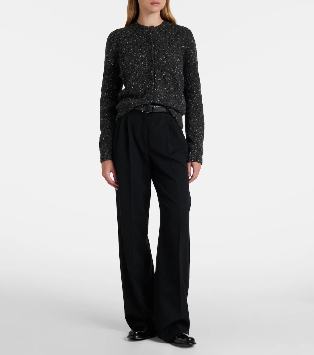 The Row - Mauino cashmere tweed cardigan