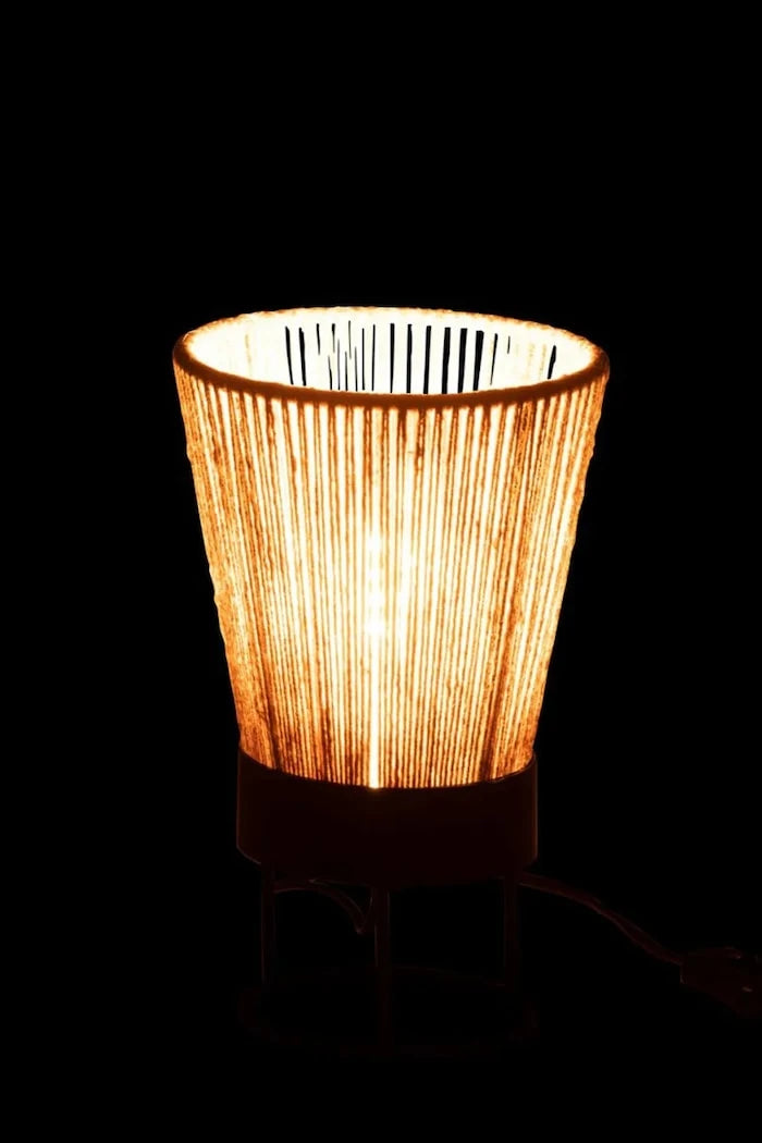 J-Line rattan masa lambası 18 x 28 cm