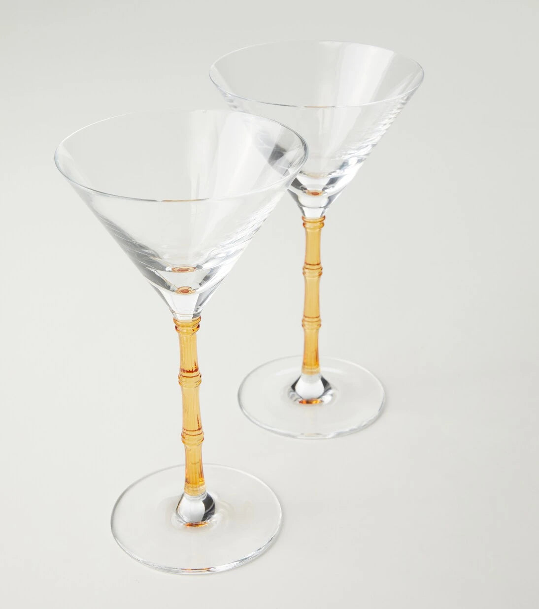 La DoubleJ - Bamboo set of 2 martini glasses