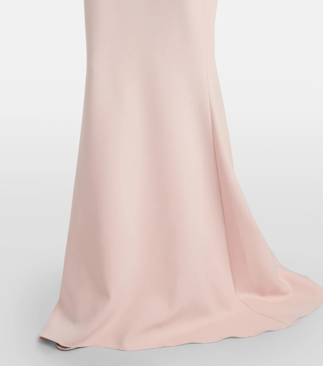 Safiyaa - Loura draped peplum crêpe gown